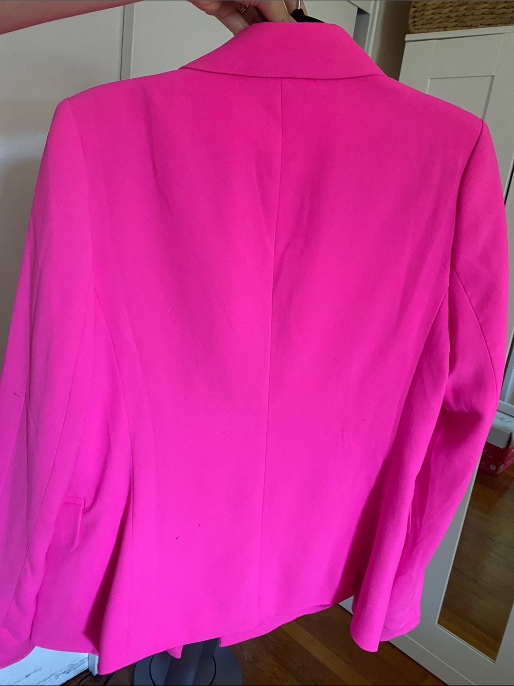 Forever 21 XXI Women's Double-Breasted Neon Pink Blazer - RARE - Picture 7 of 8